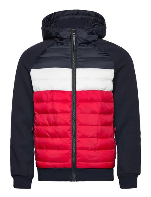 Hooded Storm Hybrid Padded Jkt Superdry Navy