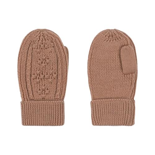 Se Konges Sløjd CABBY MITTENS MAPLE SUGAR | Beige | 2-4 years ved Babyshop