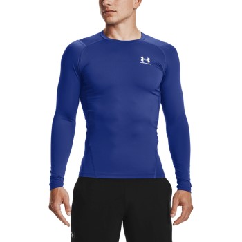 Under Armour HeatGear LS Compression Shirt Kongeblå Medium Herre