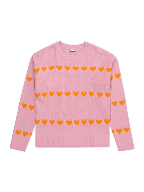 Se KIDS ONLY Pullover 'DANA'  mørkeorange / gammelrosa ved About You