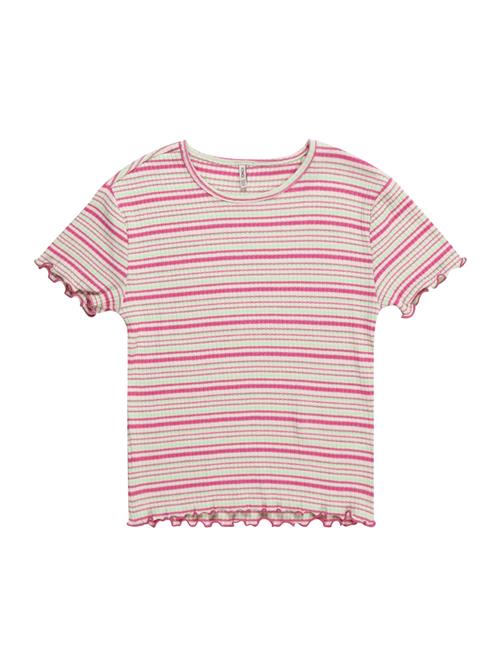 Se KIDS ONLY Bluser & t-shirts 'BRENDA'  mint / pink / hvid ved About You