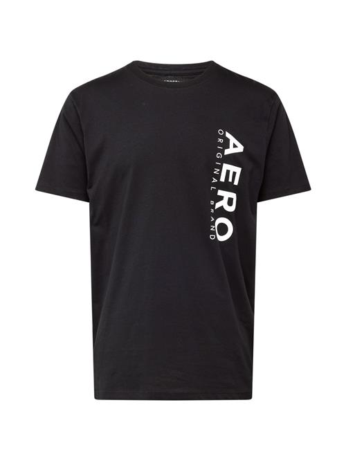 AÉROPOSTALE Bluser & t-shirts  sort / hvid