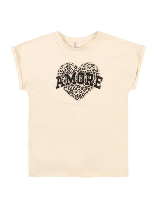 ONLY GIRLS Bluser & t-shirts  beige / sort