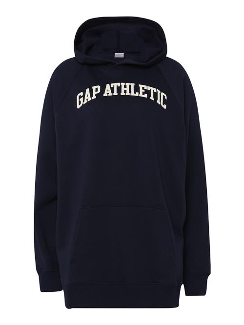 Se Gap Tall Sweatshirt 'ATHLETIC'  marin / hvid ved About You