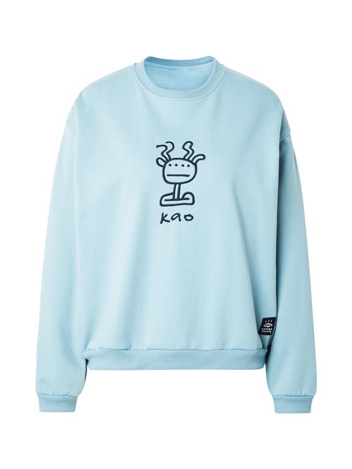 Kaotiko Sweatshirt  turkis / sort