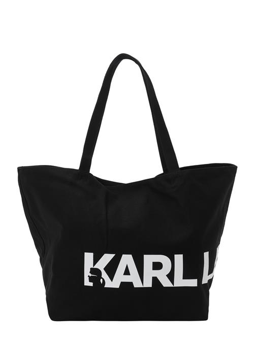 Karl Lagerfeld Shopper 'Essential'  sort / hvid