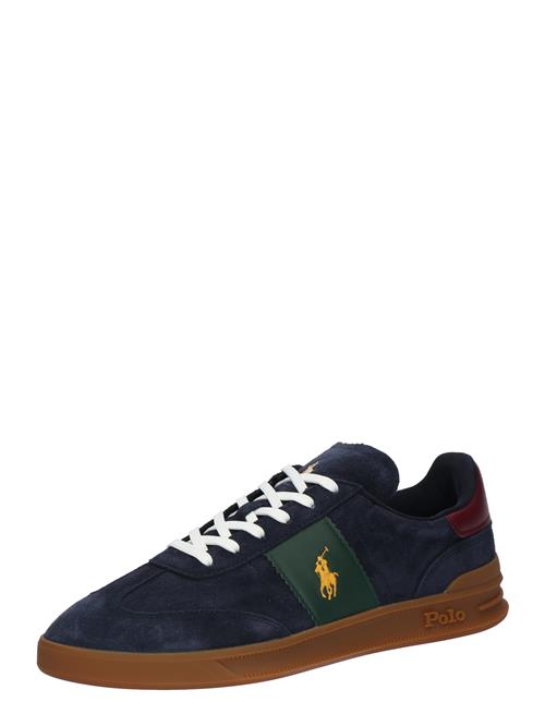 Polo Ralph Lauren Sneaker low 'AERA'  navy / mørkegul / smaragd / burgunder