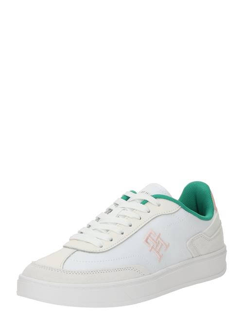 Se TOMMY HILFIGER Sneaker low  grøn / pink / hvid / offwhite ved About You