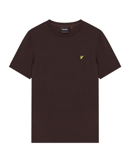 Se Lyle & Scott Bluser & t-shirts 'Plain'  mørkebrun / gul ved About You