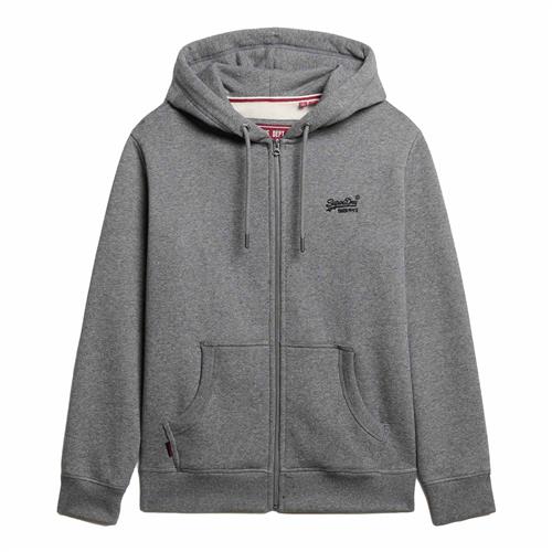 Superdry Sweatjakke  grå-meleret