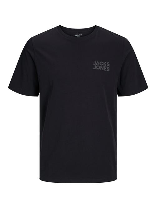 JACK & JONES Bluser & t-shirts  basalgrå / sort