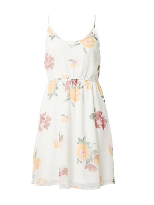 VERO MODA Kjole 'VMSMILLA'  grøn / mørkeorange / vinrød / hvid