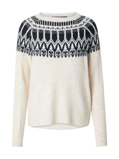 VERO MODA Pullover 'VMSimone'  creme / sort