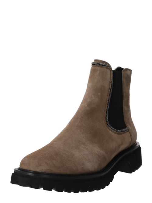 Paul Green Chelsea Boots  lysebrun / sort