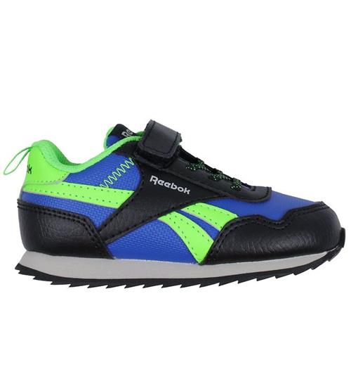 Se Reebok Sko - Royal CL JOG 3.0 Infants - Sort/BlÃ¥/GrÃ¸n ved KidsWorld