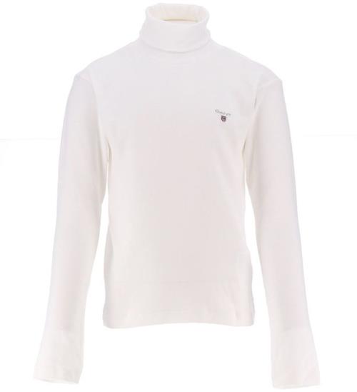 GANT GANT Bluse - Original Turtleneck - Hvid