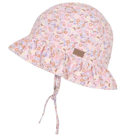 Melton Sommerhat - UV50+ - Shell Rose m. Blomster