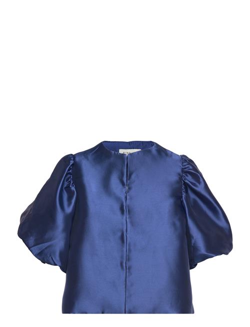 Malina Cleo Pouf Sleeve Blouse Malina Blue