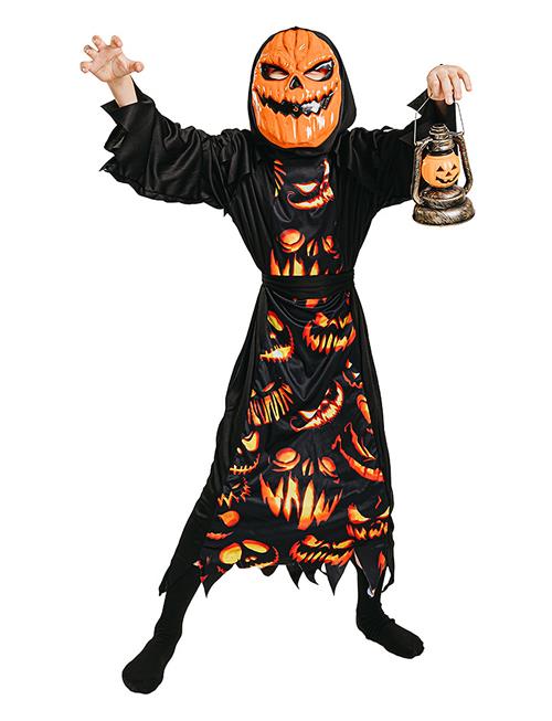 Costume Pumpkin Demon 122-134 Joker Patterned