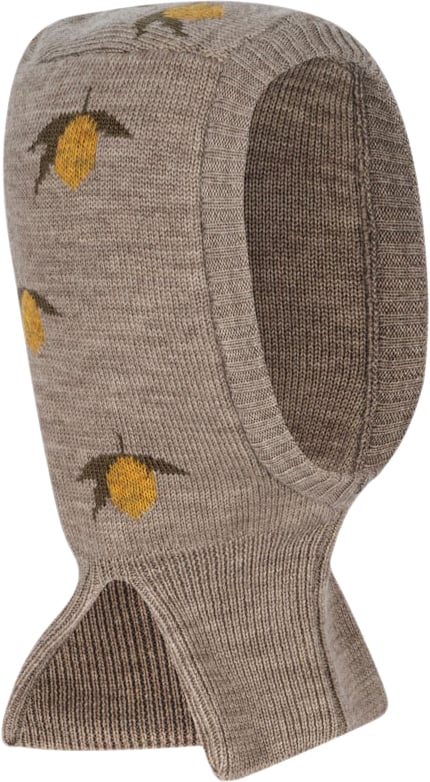 Se Konges Sløjd Belou Lemon Knit Balaclava 5-8Y - Elefanthuer Uld hos Magasin ved Magasin