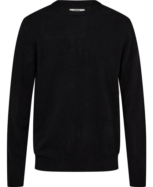 Se Magasin du Nord Collection Magasin Maryn 2 RWS Strik Lambswool Mand Black Sweaters Str XL Uld ved Magasin