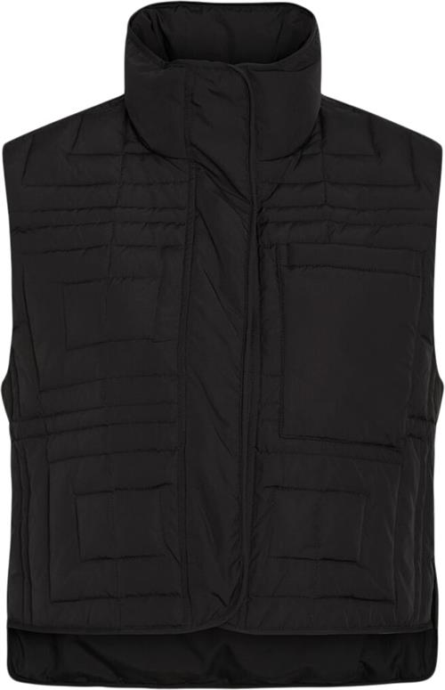 Heartmade ¤ Belsa Vest HM ¤ Kvinde Black Veste Str 40 - hos Magasin