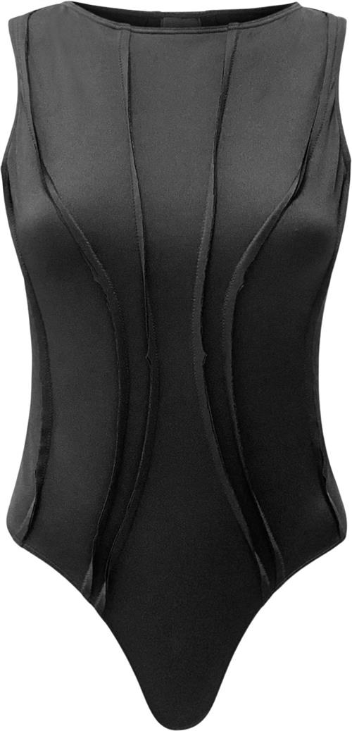 OW Collection Twist Tanktop Bodysuit Bodystockings Str L - Polyester hos Magasin