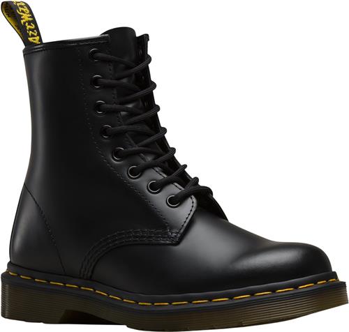 Dr. Martens 1460 Black Smooth Kvinde Black Snøresko Str 45 - hos Magasin