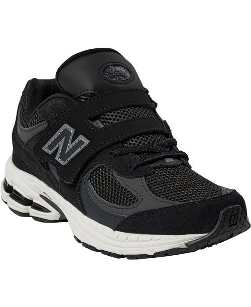 New Balance New Balance 2002 Kids Hook & Loop Black Sneakers Str 30 - hos Magasin