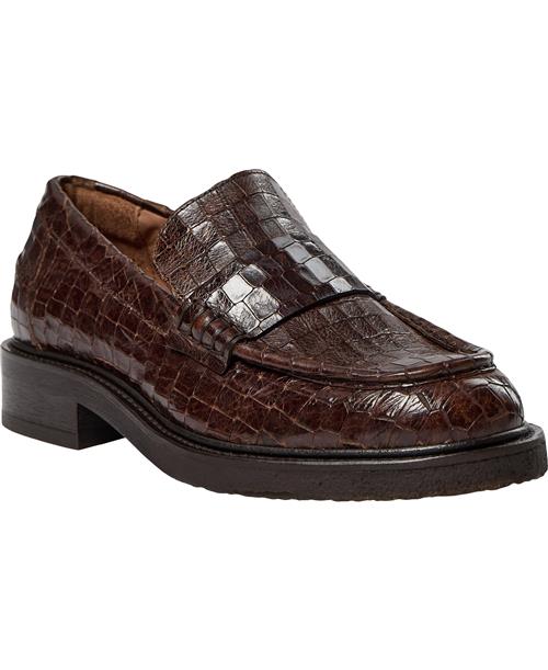 Se Billi Bi Sko A7030 Kvinde Brun Loafers Str 40 - hos Magasin ved Magasin