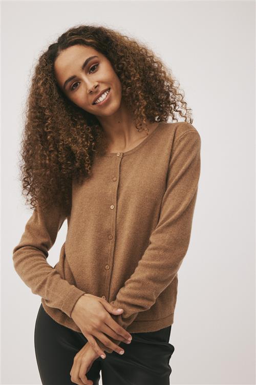 Magasin du Nord Collection Magasin Mabel 3 100 Cashmere Kvinde Camel Cardigans Str L Cashmere