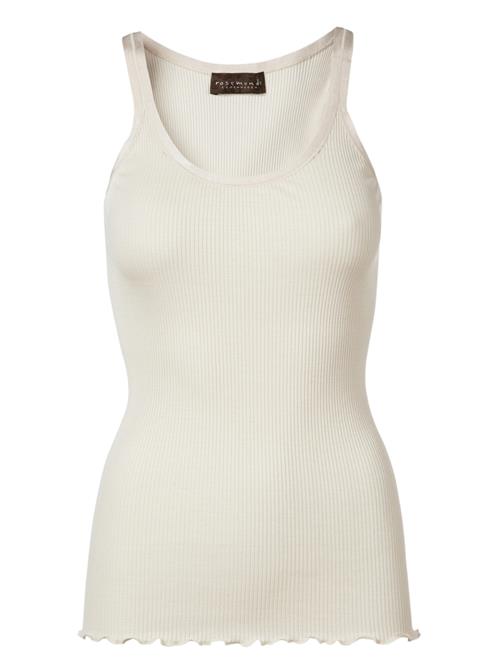 Rosemunde Silketop Kvinde Beige Tanktoppe Str XL - Silke hos Magasin