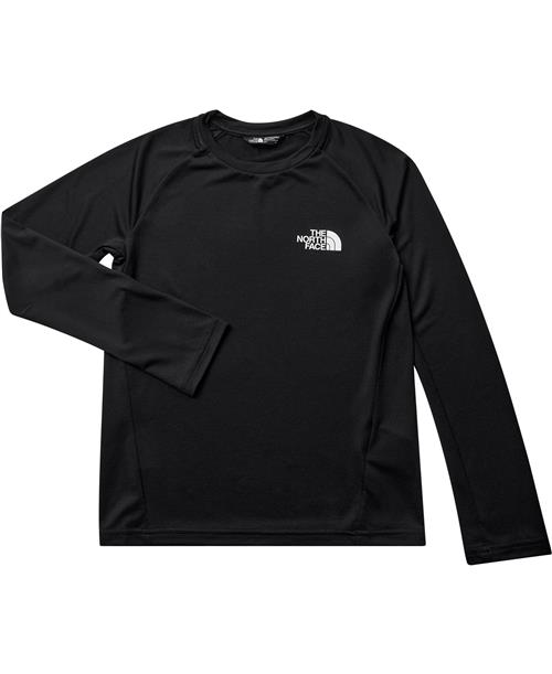 The North Face Teen Never Stop LS TEE TNF Black Str L - Sort Langærmede T-shirts hos Magasin