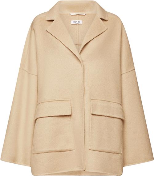 Esprit K_F_RCS_Mdrnwoc Kvinde Cream Beige Overgangsjakker Str M - hos Magasin