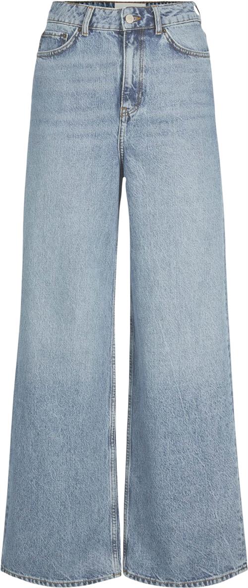 JJXX Jxtokyo Wide HW Cr6013 LN Kvinde Light Blue Denim Wide Jeans Str "28/""34" - hos Magasin