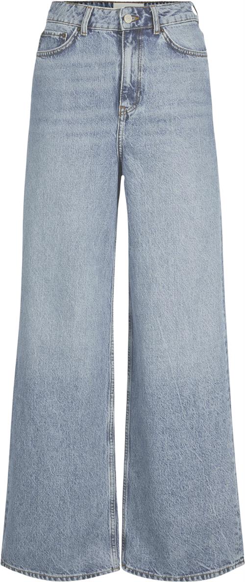 JJXX Jxtokyo Wide HW Cr6013 LN Kvinde Light Blue Denim Wide Jeans Str "27/""32" - hos Magasin