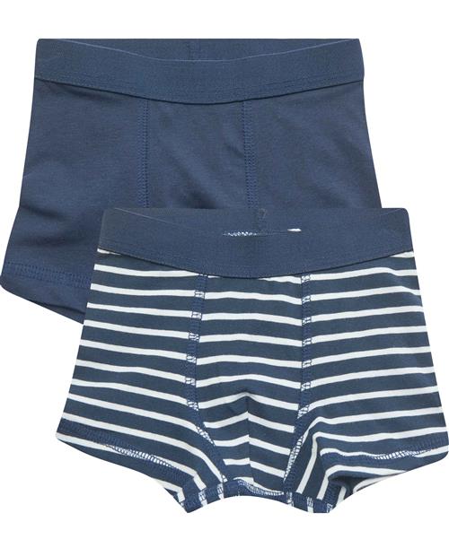 BAKITO by Magasin Du Nord Collection BAKITO by Magasin Boys Boxers 2pack Str 2 Navy Stripe / Navy Underbukser Bomuld