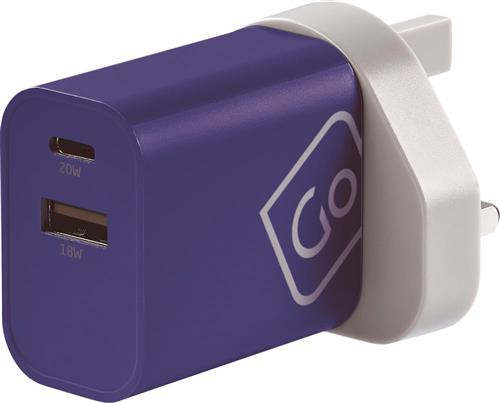 Go Travel Worldwide Usba & Usb-c Charger One size - Rejsetilbehør hos Magasin