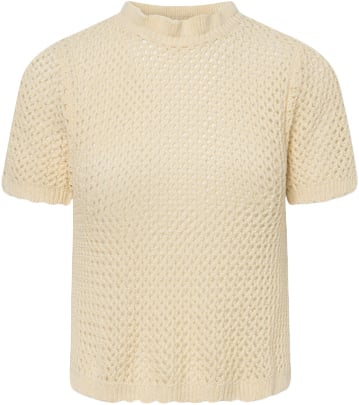 Nué Notes Pedro Tshirt Kvinde Cloud Cream Kortærmede T-shirts Str L - hos Magasin