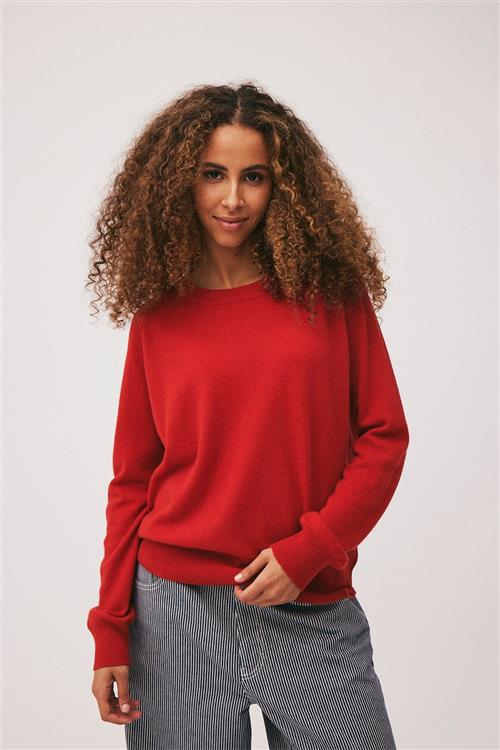 Magasin du Nord Collection Magasin Mabel 2 100 Cashmere Kvinde Haute Red Sweaters Str XS Cashmere