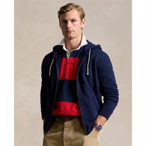 Polo Ralph Lauren RL Fleecelsl-knt Mand Blå Hoodies Str S - hos Magasin