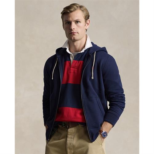 Polo Ralph Lauren RL Fleecelsl-knt Mand Blå Hoodies Str XXL - hos Magasin