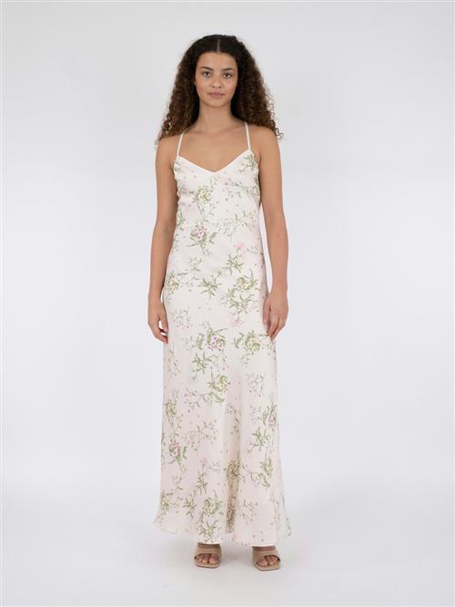 Neo Noir Clia Flower Field Dress Kvinde Off White Maxi Kjoler Str 34 - hos Magasin