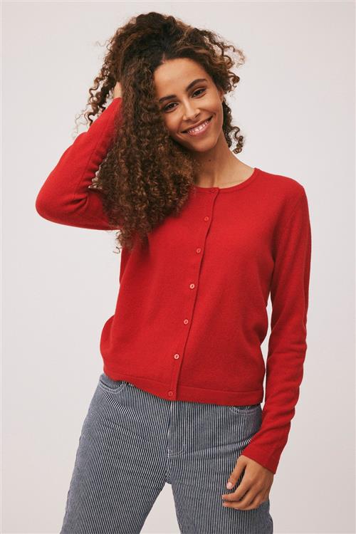 Magasin du Nord Collection Magasin Mabel 3 100 Cashmere Kvinde Haute Red Sweaters Str XS Cashmere