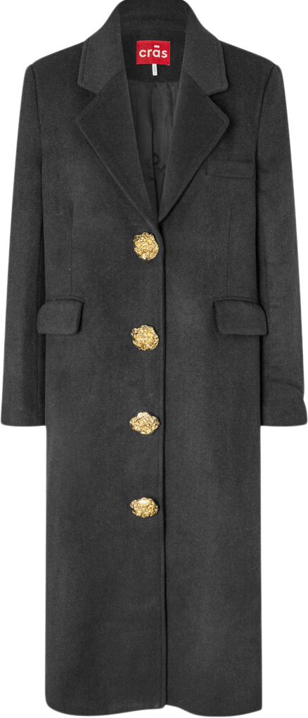 Cras Rebeccacras Coat Kvinde Black Frakker Str 40 - hos Magasin