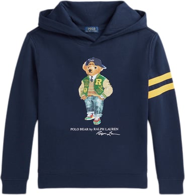 Se Polo Ralph Lauren Graphic Fleecels PO Hood-kn-sws Str XL - Newport Navy Bluser hos Magasin ved Magasin