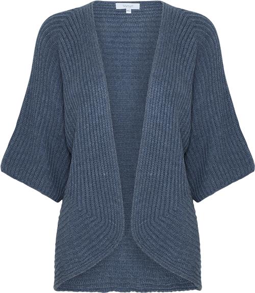 Se Sorbet Sbcarly Cardigan Kvinde Navy Melange Cardigans Str S/M - hos Magasin ved Magasin