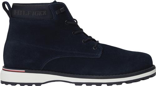 Tommy Hilfiger Corporate Outdoor Suede Boot Mand Desert Sky Snørestøvler Str 40 - hos Magasin