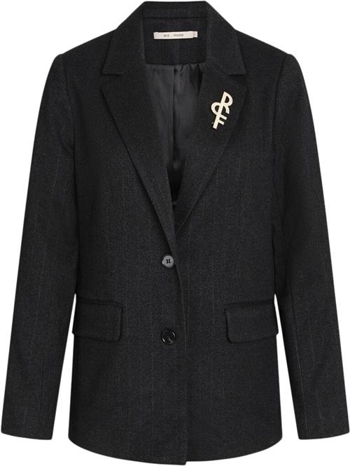 Rue de Femme ¤ Elly Blazer RdF ¤ Kvinde Black Blazere Str L - hos Magasin