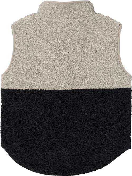 Se Name It Nkmlaket Teddy Waistcoat Str 146/152 - Sort Veste hos Magasin ved Magasin